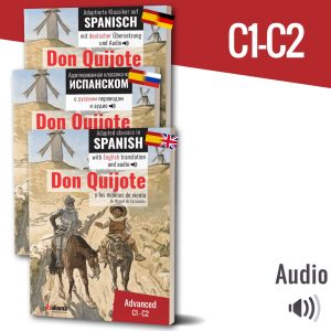 Clásicos adaptados en español: Don Quijote y los molinos de viento (papel)
