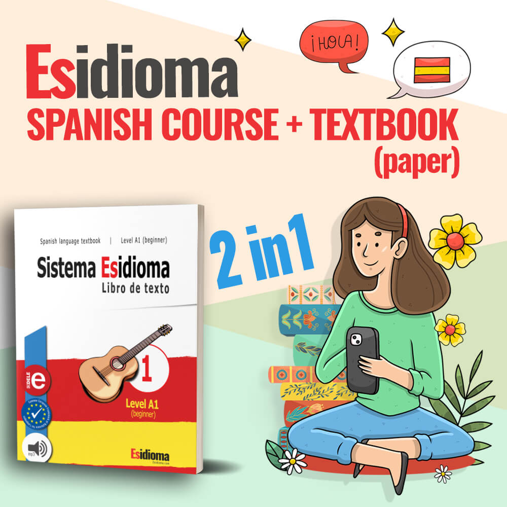Sistema Esidioma – Online Course +Textbook 1 (paper) – Level A1